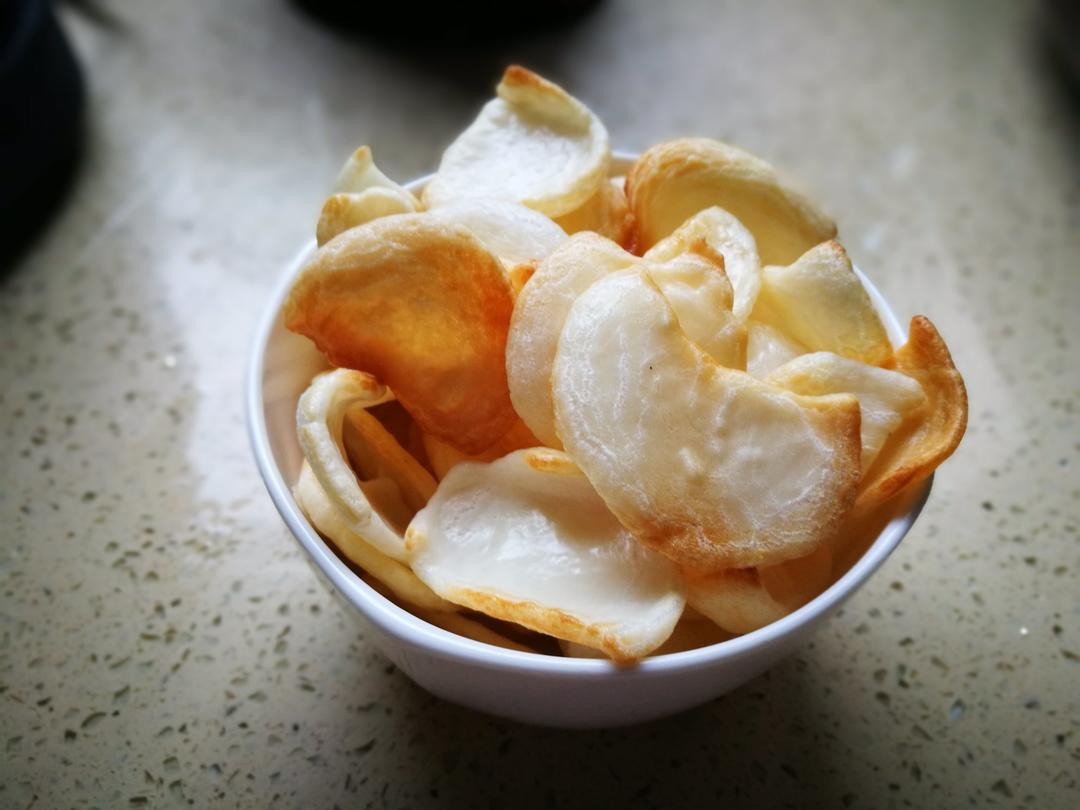 圈儿痴症做的烤箱虾片