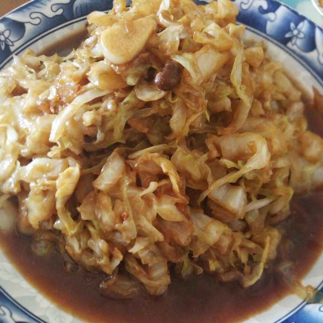 炝锅圆白菜丝