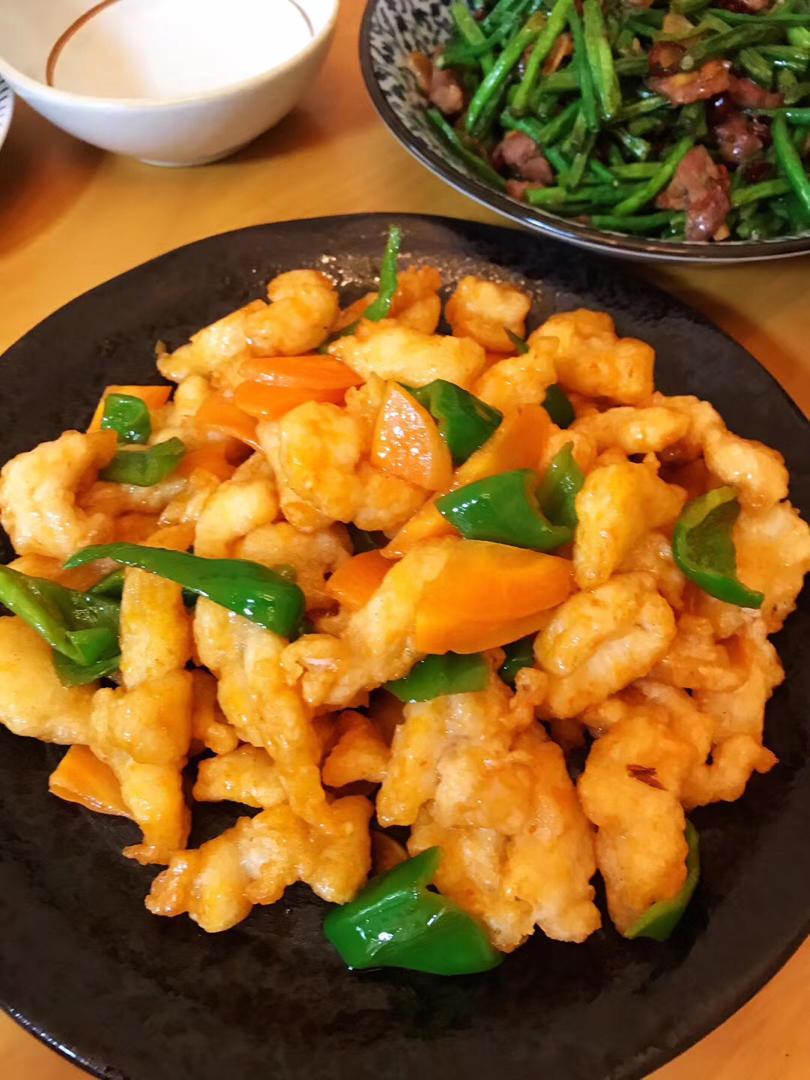 糖醋鱼（或肉）片