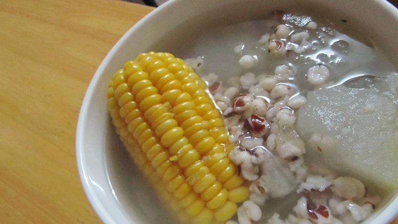 冬瓜玉米薏仁汤的做法