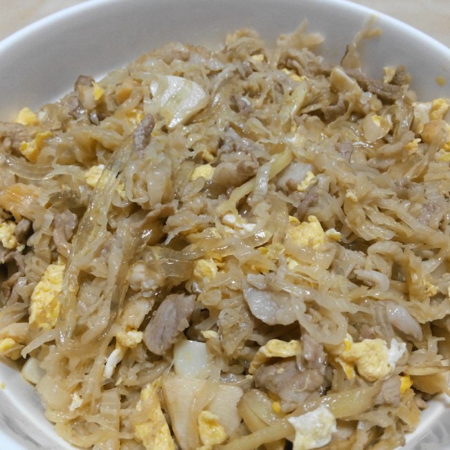 肉炒酸菜粉