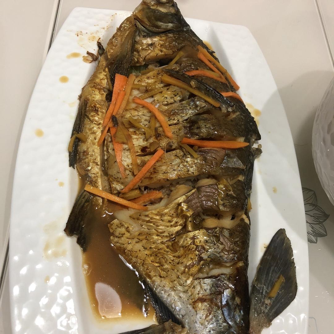 红烧鳊鱼