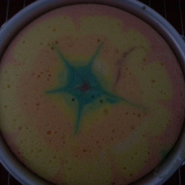 彩虹轻乳酪蛋糕