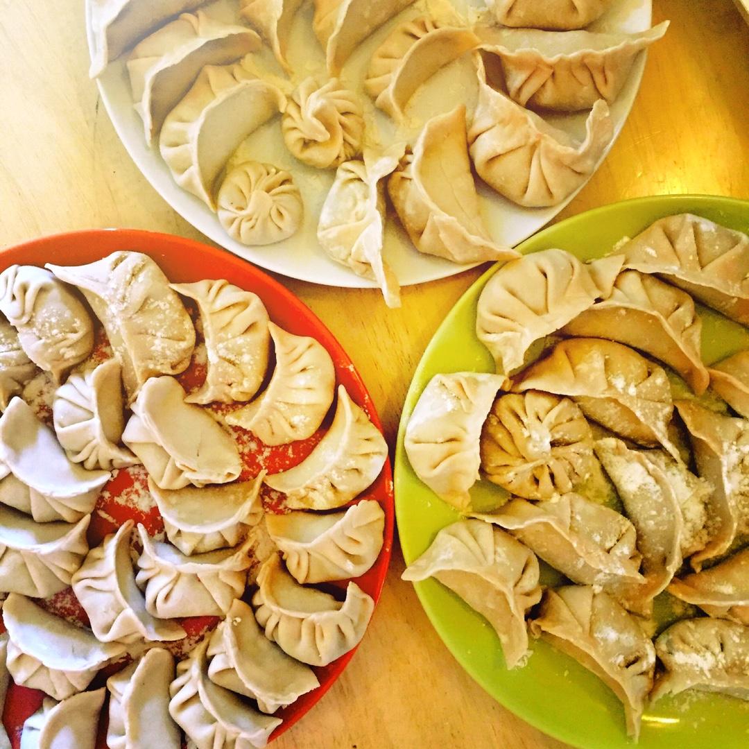 饺子的包法