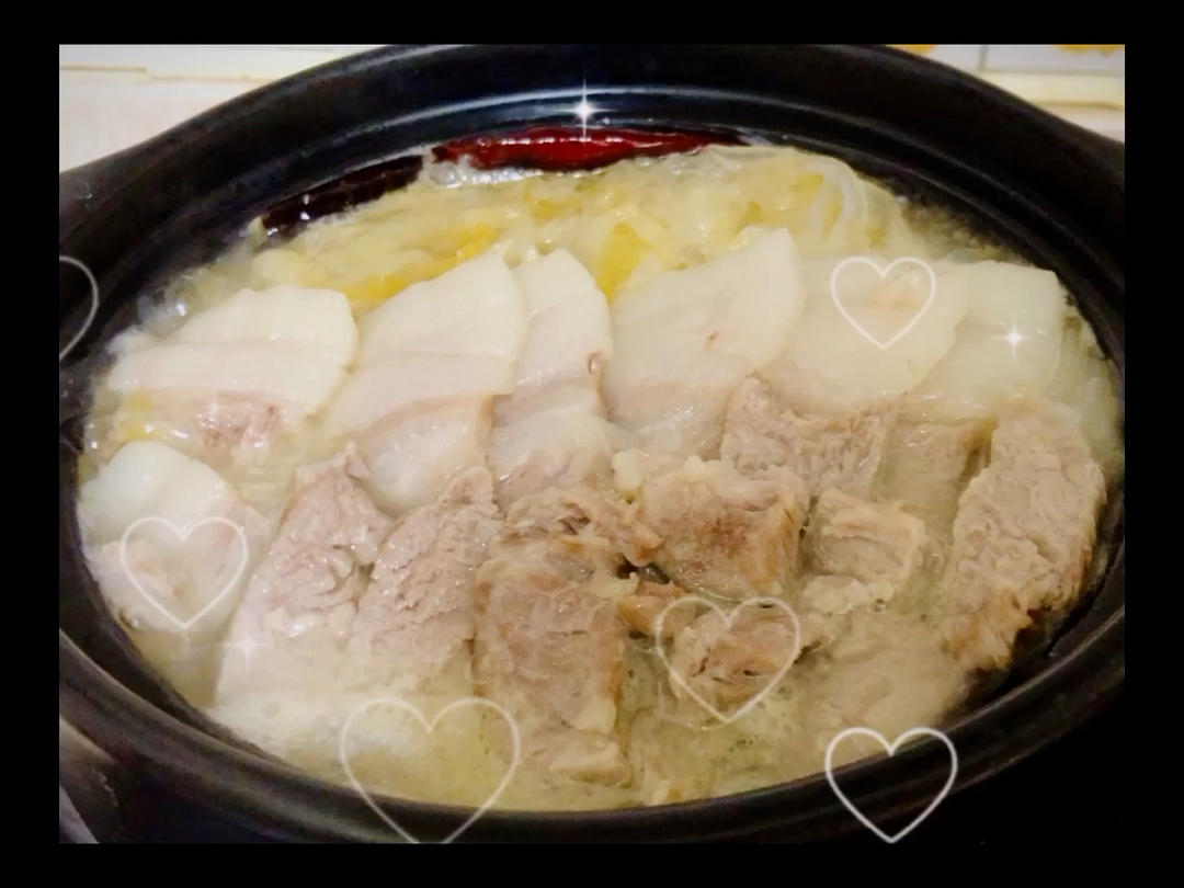 巨简单、超下饭！酸菜白肉炖粉条