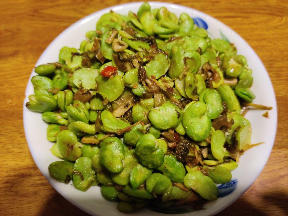 雪菜蚕豆瓣