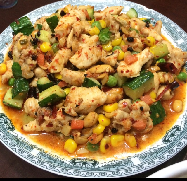 秘诀是雪碧的宫保鸡丁