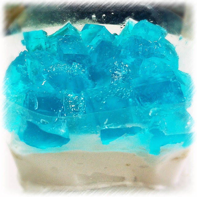 蓝色の海洋酸奶慕斯蛋糕