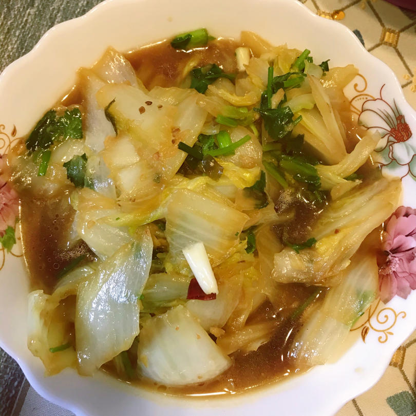 5分钟快手菜❗️巨下饭的酸辣娃娃菜，酸辣开胃❗️