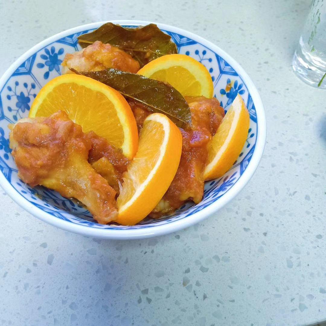橙香鸡腿