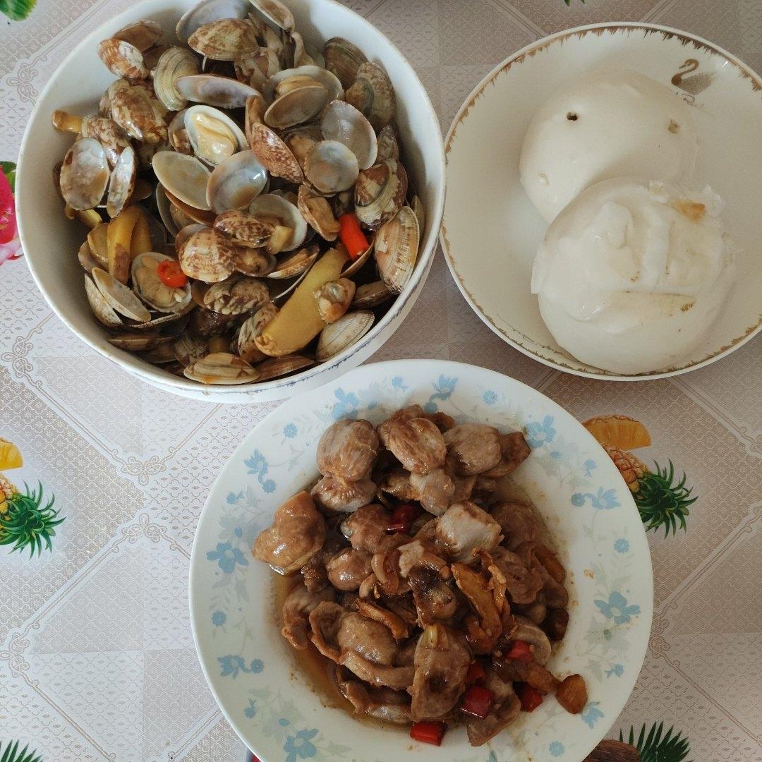 爆炒鸡胗