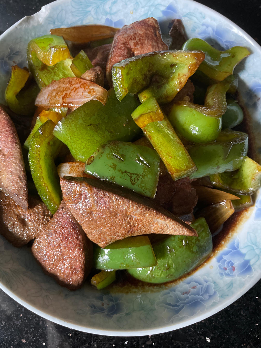 爆炒猪肝家庭做法