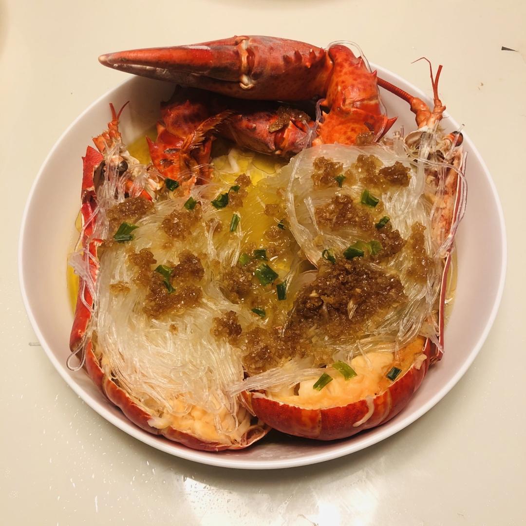 蒜蓉粉丝蒸龙虾