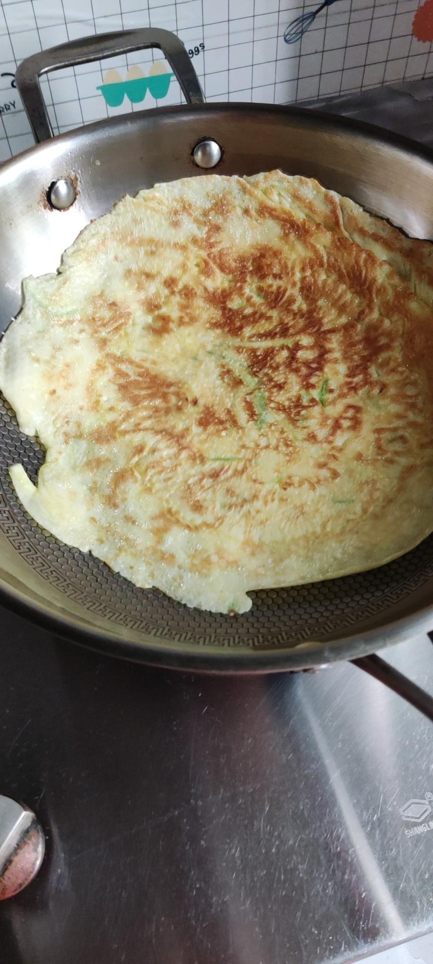 让宝宝爱上吃菜 摊西葫芦软饼（一岁以上婴幼儿辅食）西葫芦黑芝麻鸡蛋饼 煎鸡蛋面糊饼子