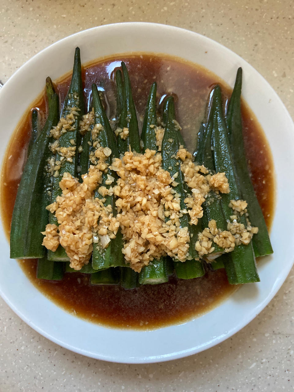 蒜蓉秋葵