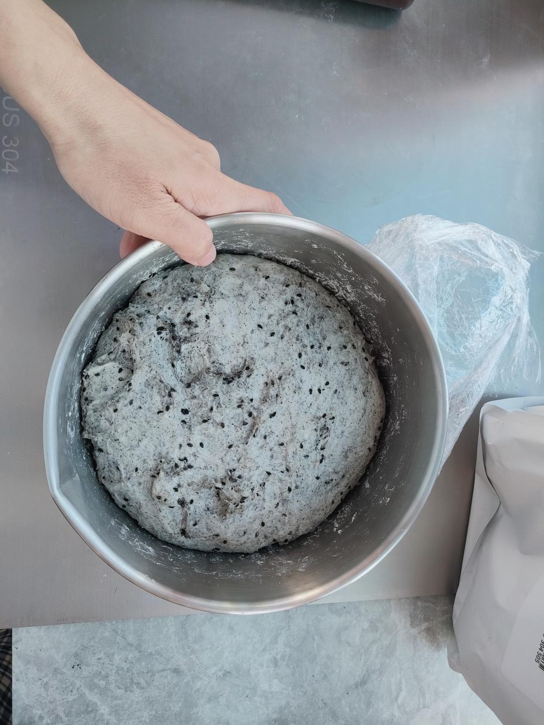 超快手免揉黑芝麻面包（9个量）