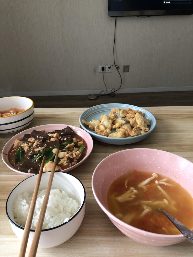 大葱冒鸭血（炒鸭血）