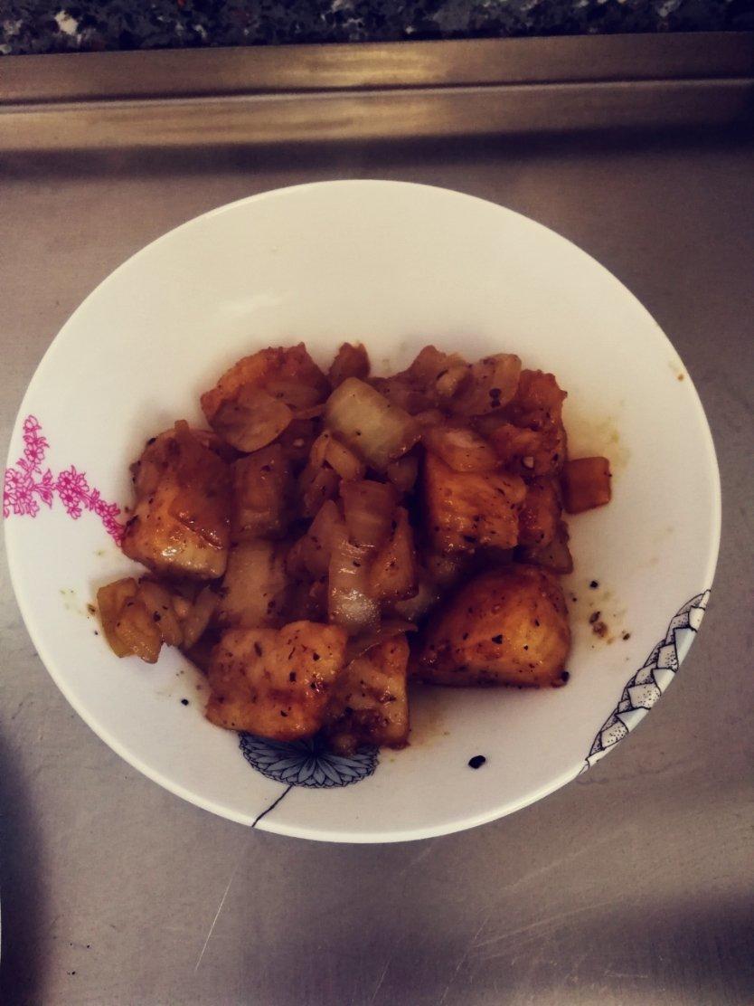 黑椒洋葱龙利鱼