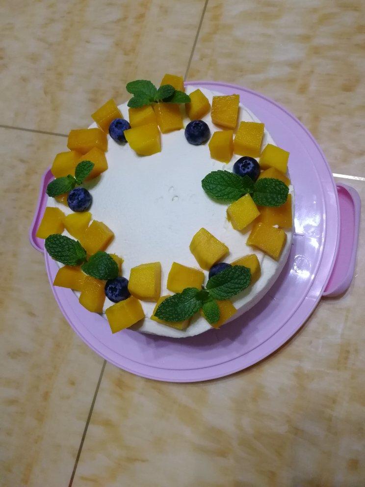 【超简单】有趣简单又好吃的流心戚风蛋糕 芒果流心蛋糕 生日蛋糕