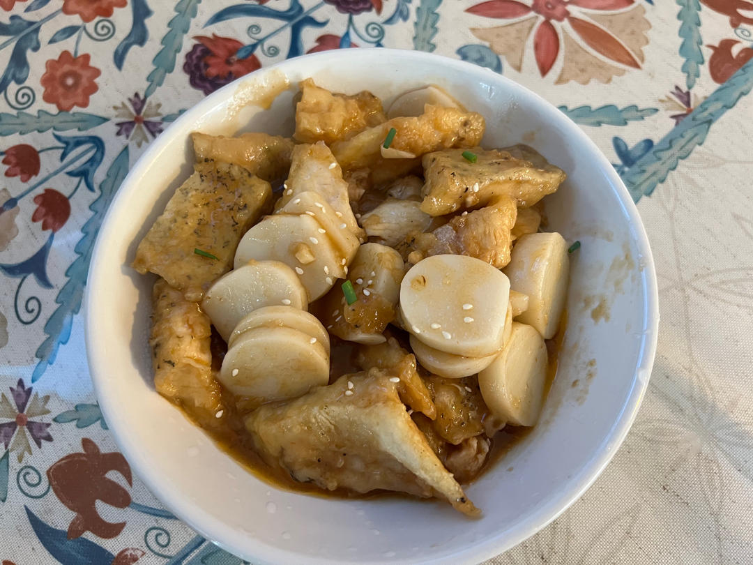 糖醋鱼（或肉）片