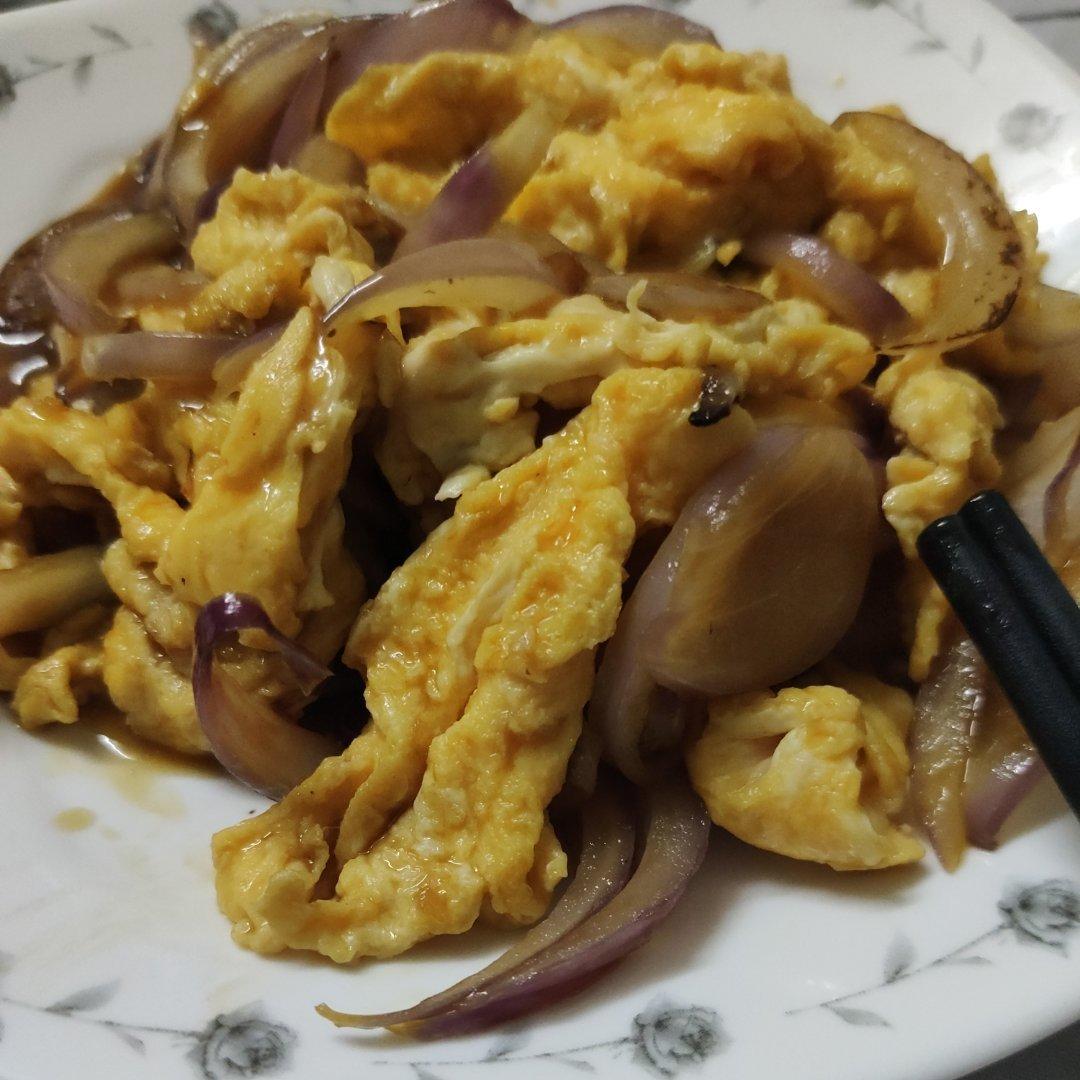 洋葱炒鸡蛋