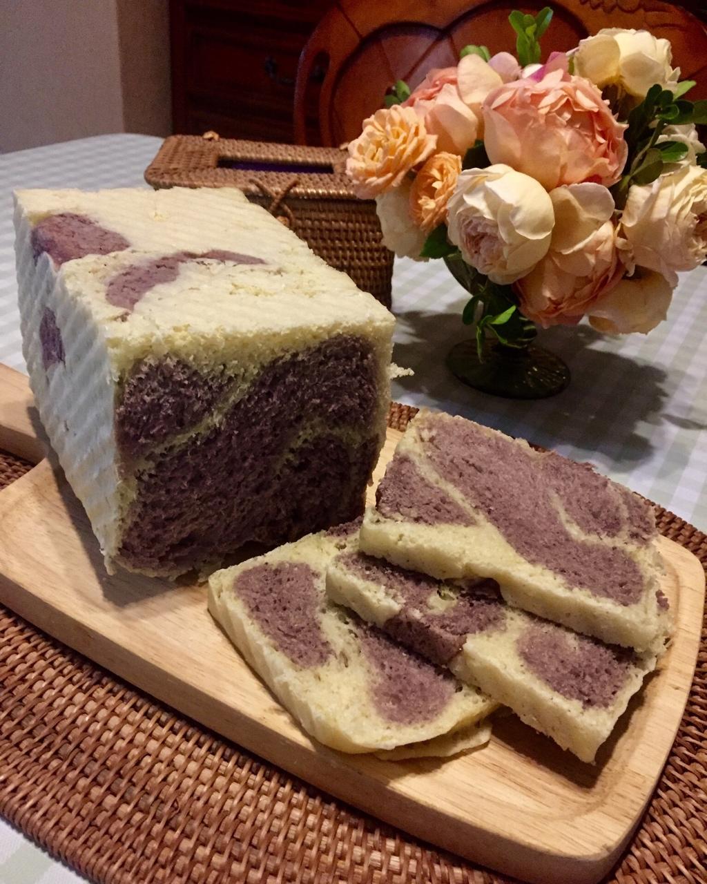 甜菜根双色吐司