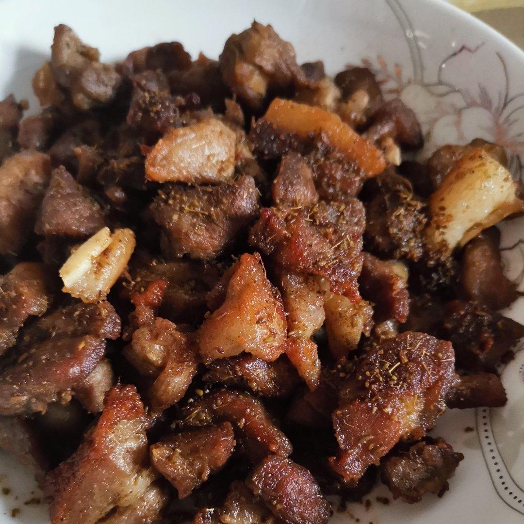 新疆美味--炒烤肉（有洋葱版）