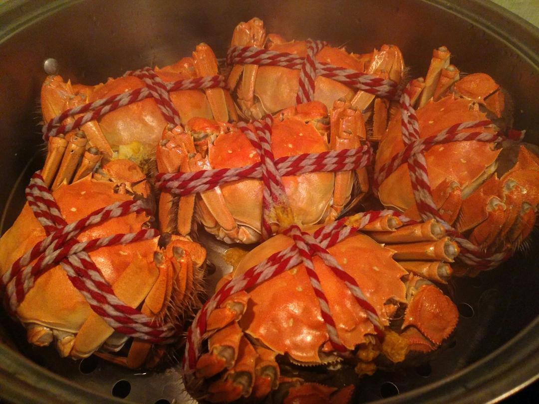 清蒸大闸蟹