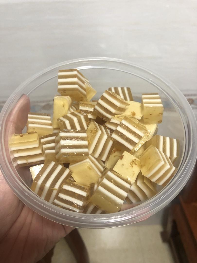 桂花椰汁千层糕(马蹄糕)