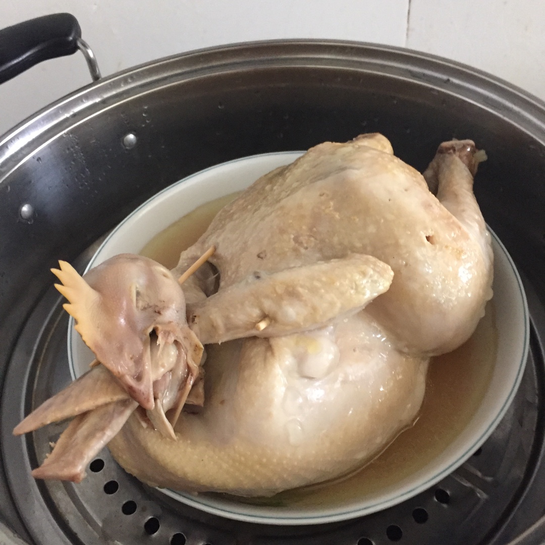 超级简单的古法家庭盐蒸鸡