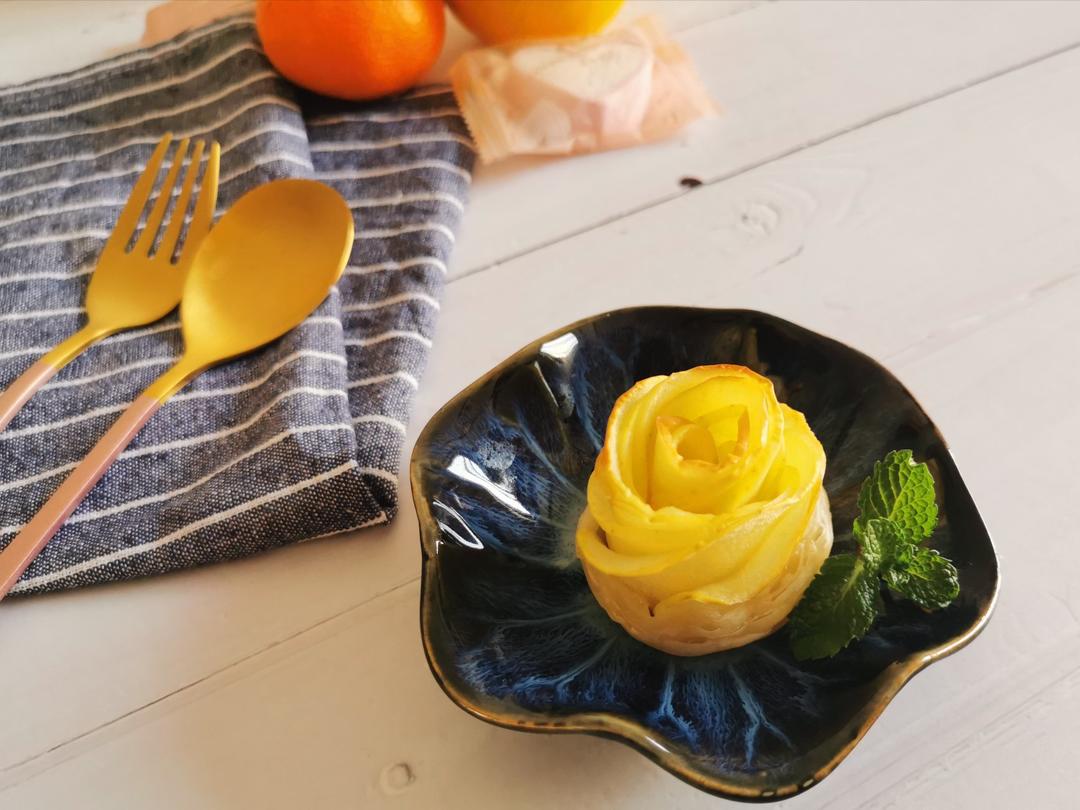 苹果玫瑰塔（手抓饼版）