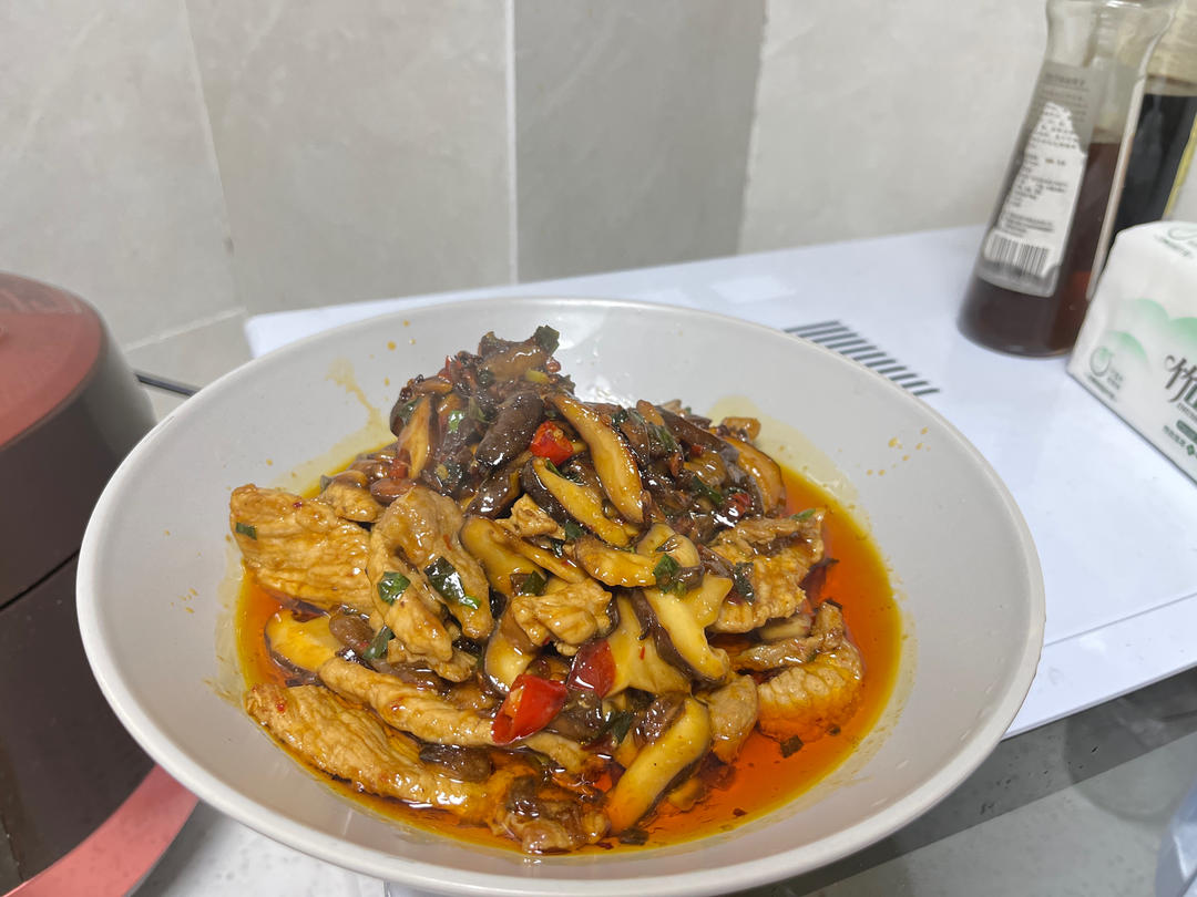 香菇肉片