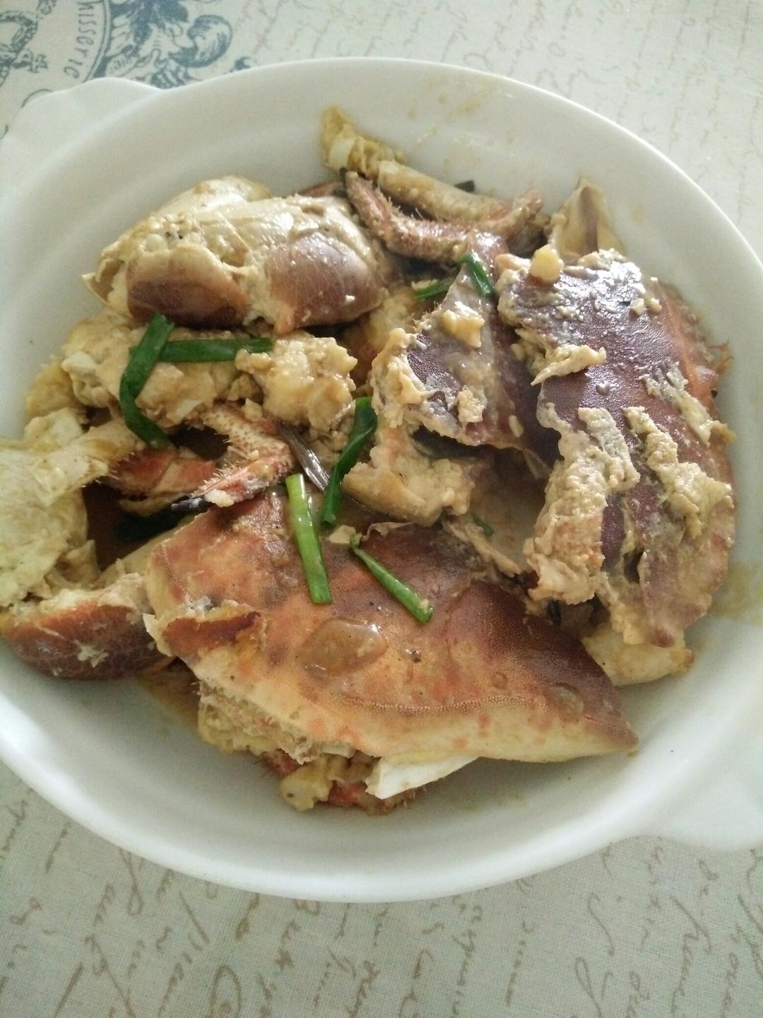 葱烧面包蟹