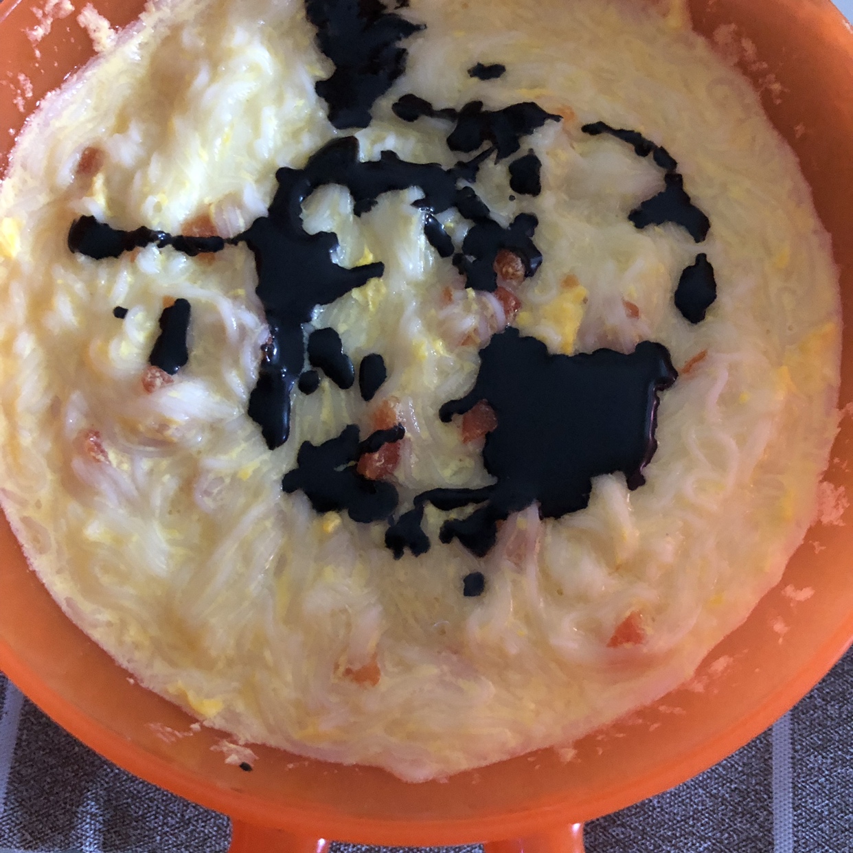 宝宝辅食😋胡萝卜鸡蛋面的做法