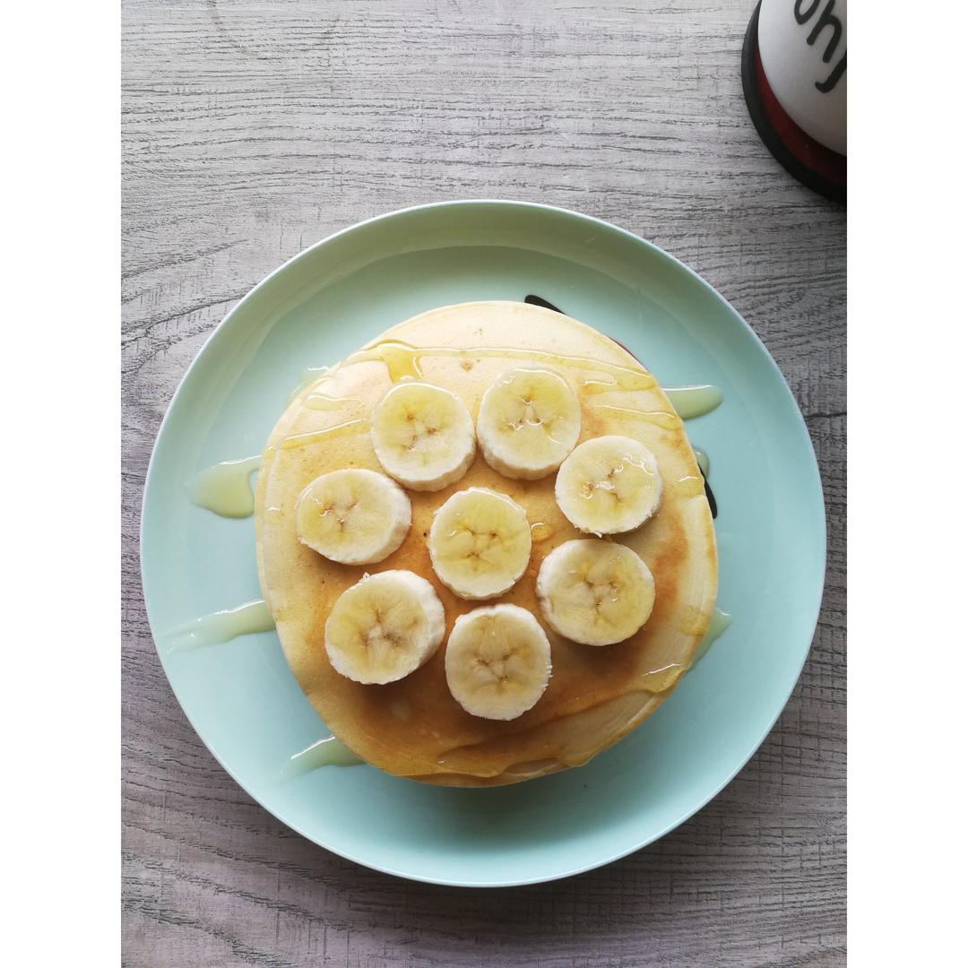 超级简单pancake【无黄油健康版】