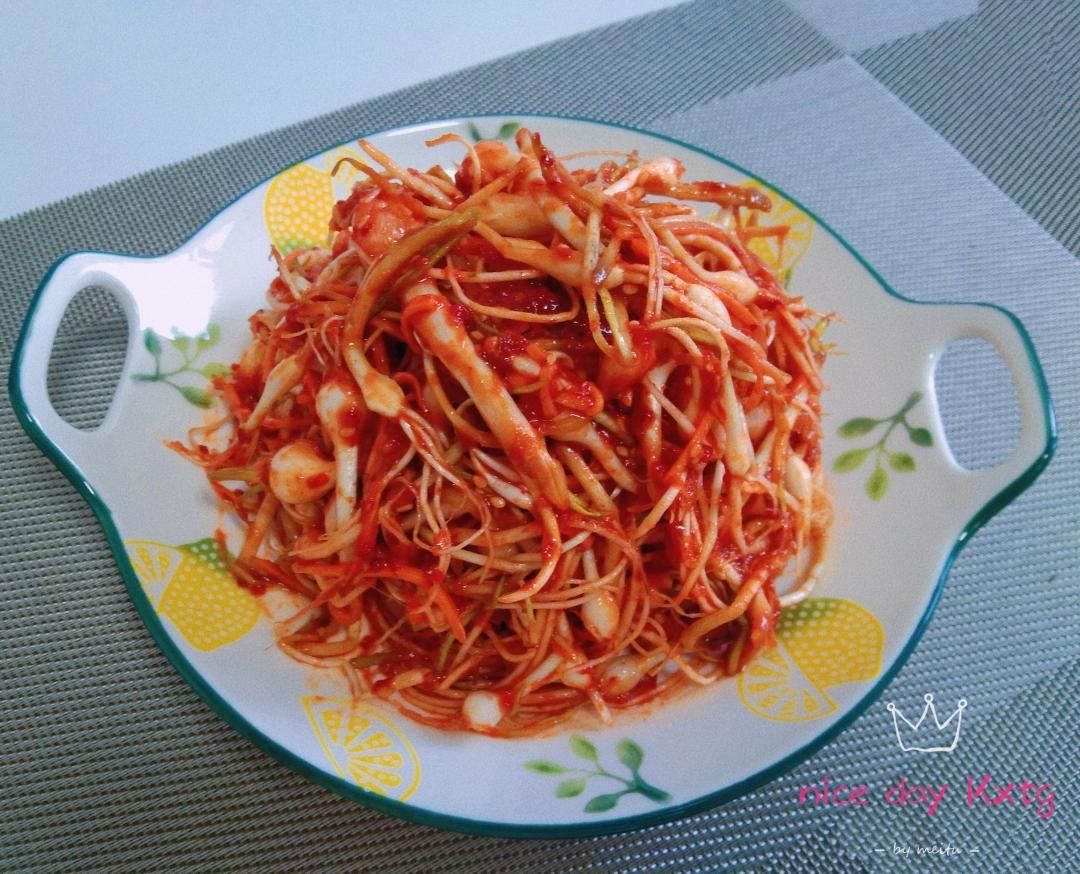 朝鲜族特色下饭小菜【拌小根蒜泡菜】的做法