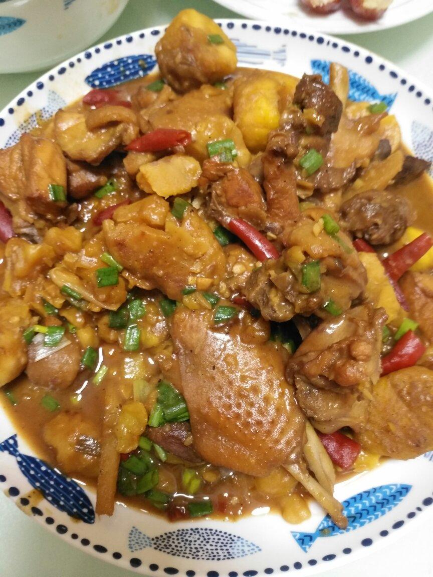 吉祥如意之板栗烧鸡