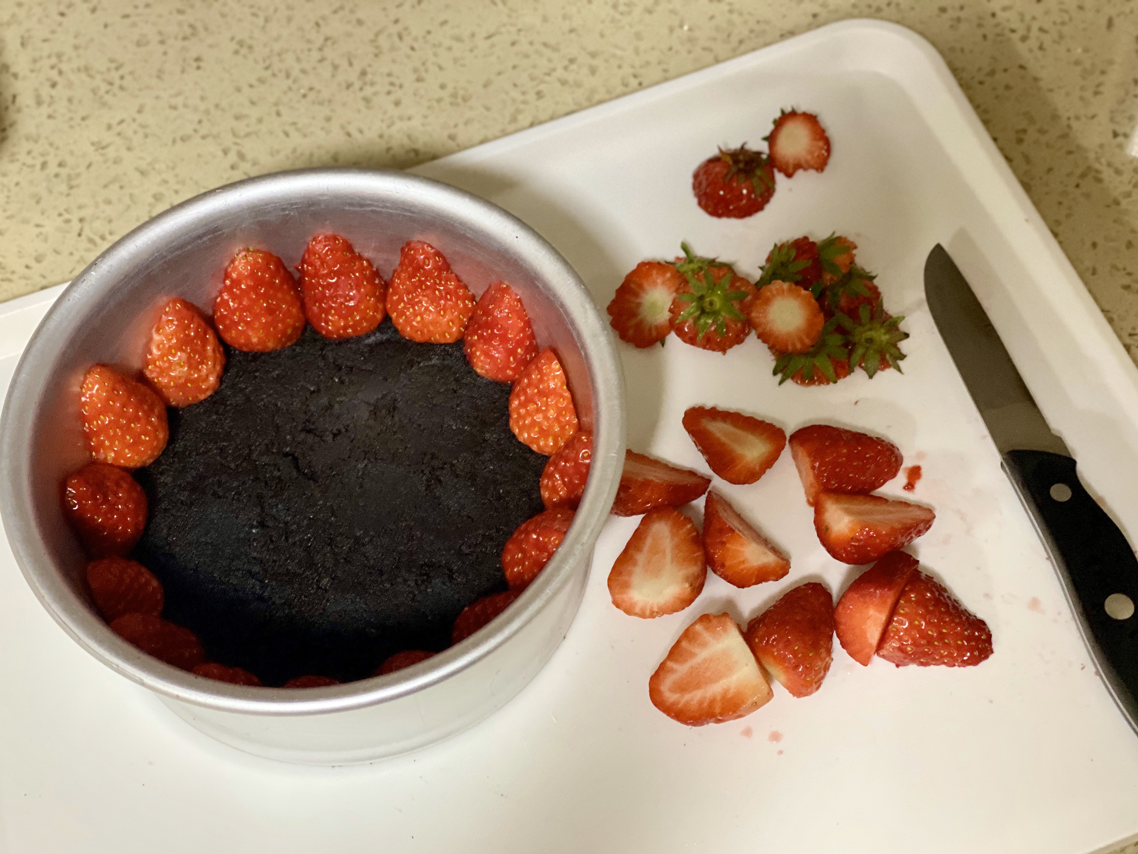 草莓芝士蛋糕的做法 步驟5
