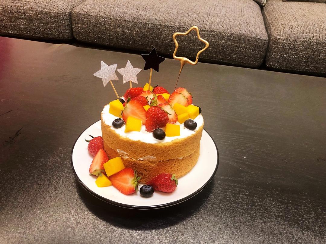 6寸戚风蛋糕（2蛋）