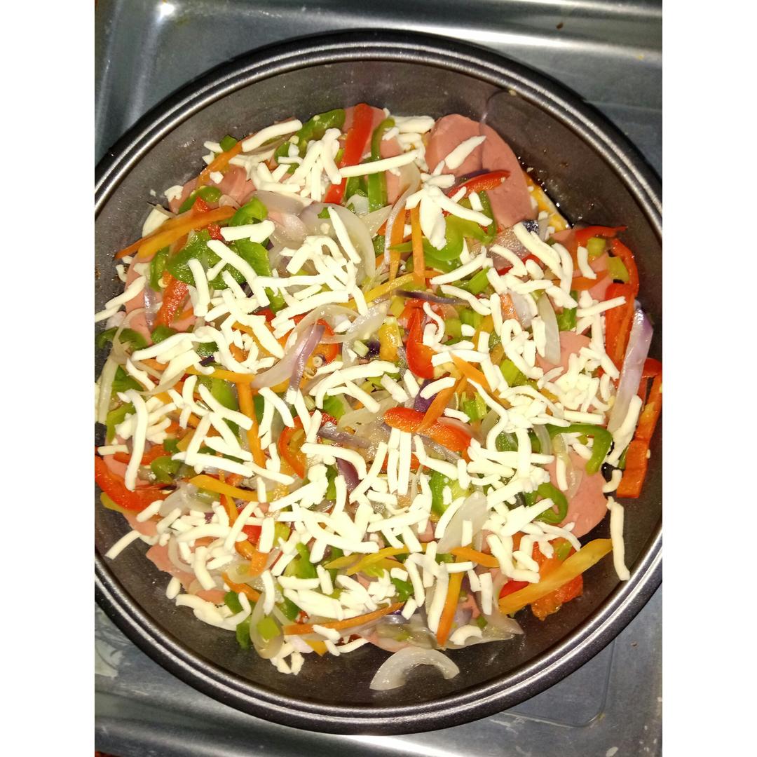 8寸纯手工什锦披萨