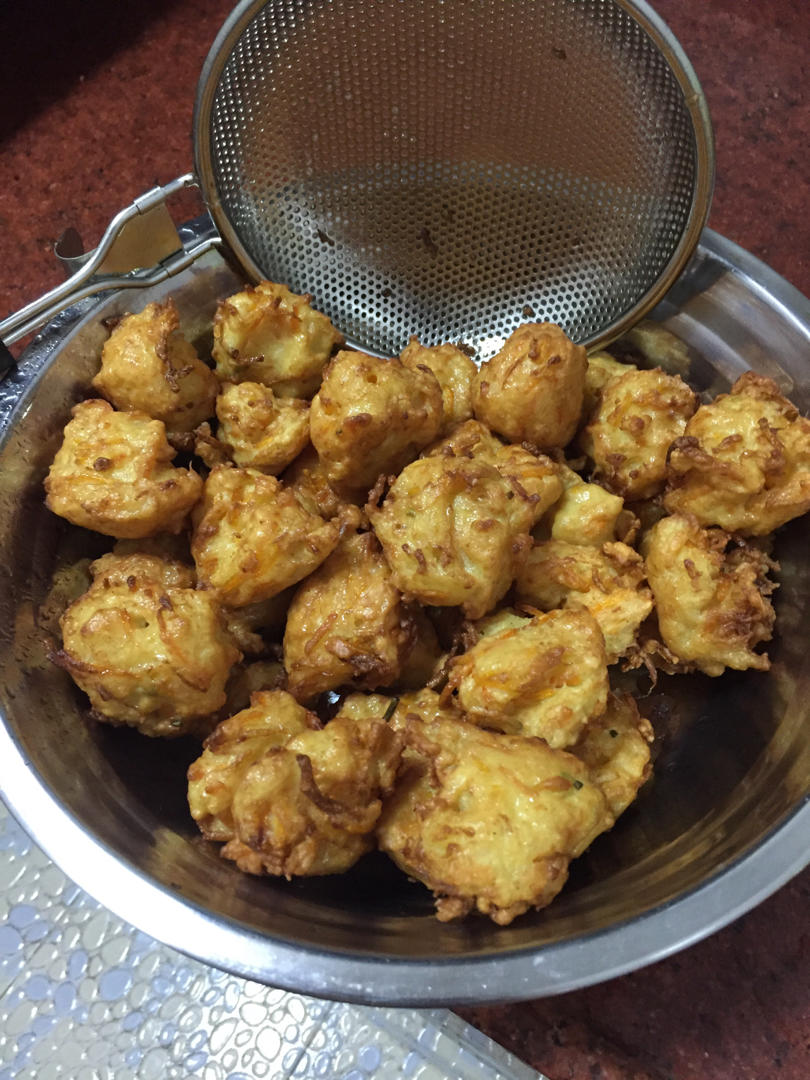经典家常炸萝卜素丸子（不油腻外焦里软）炸豆腐丸子