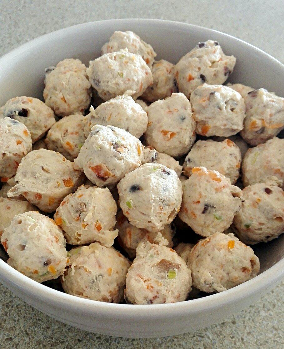 宝贝快长大做的香菇鸡肉丸(健身必备)