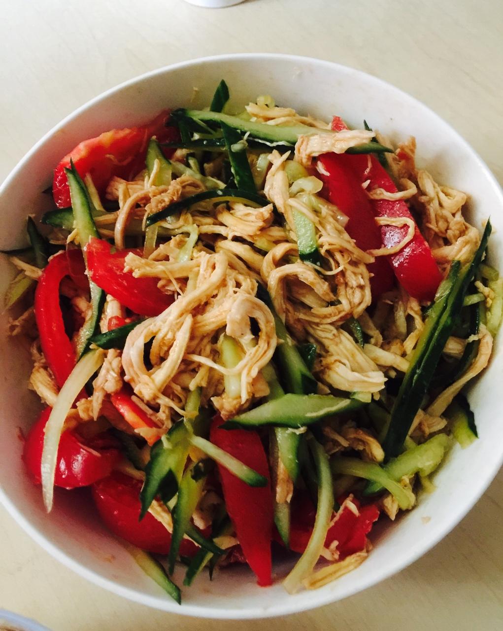 【健康三餐】凉拌鸡胸丝