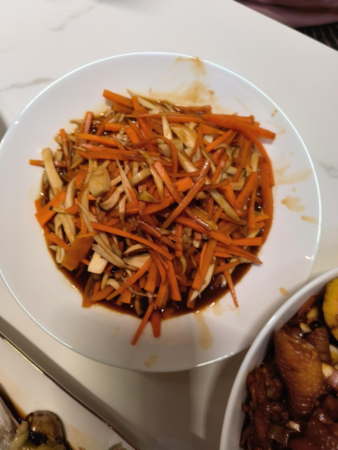 青椒胡萝卜杏鲍菇