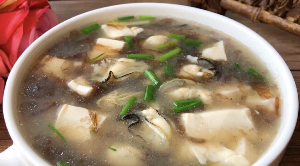 海蛎豆腐汤的做法