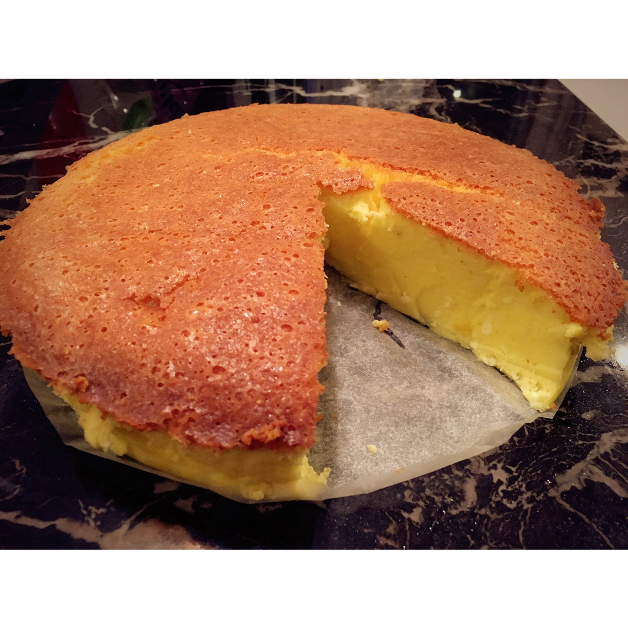 轻乳酪芝士蛋糕6寸#皮黑森林#