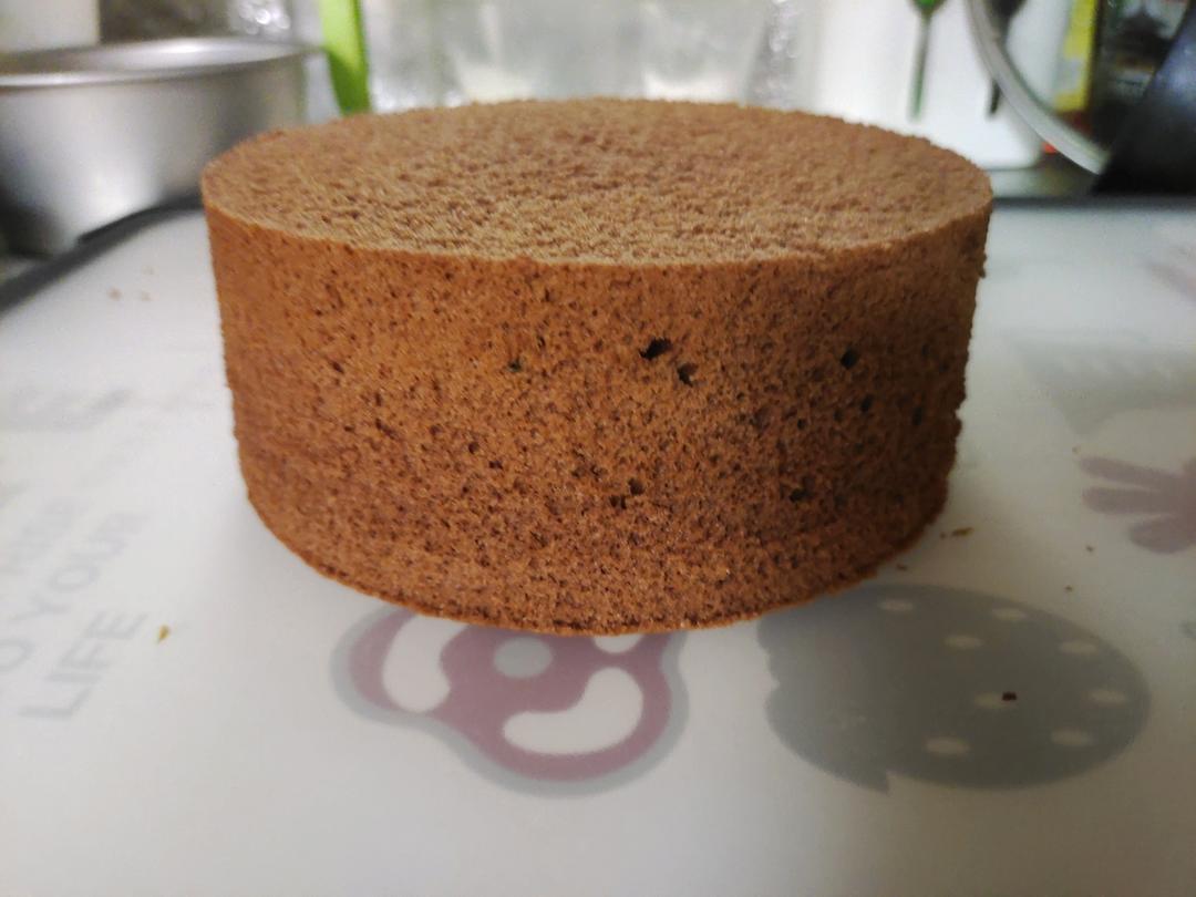 空气炸锅蛋糕 戚风（6寸超详细打蛋/脱模步骤）