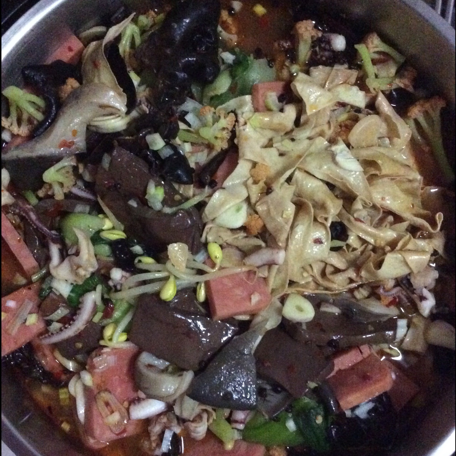 香辣毛血旺