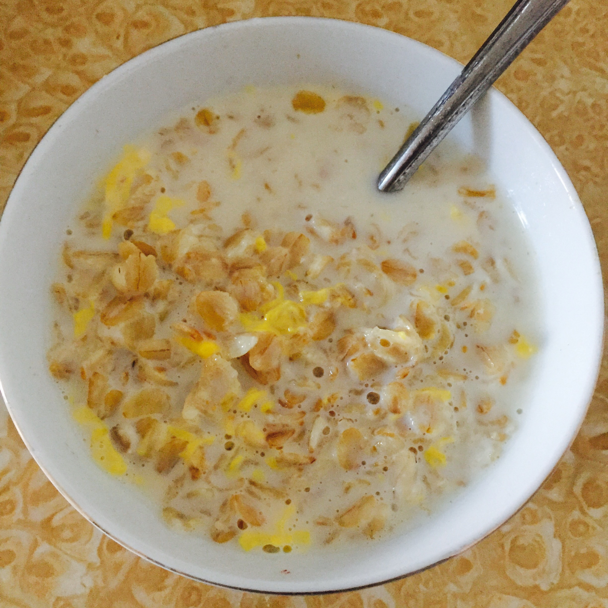 nora酱做的牛奶鸡蛋燕麦