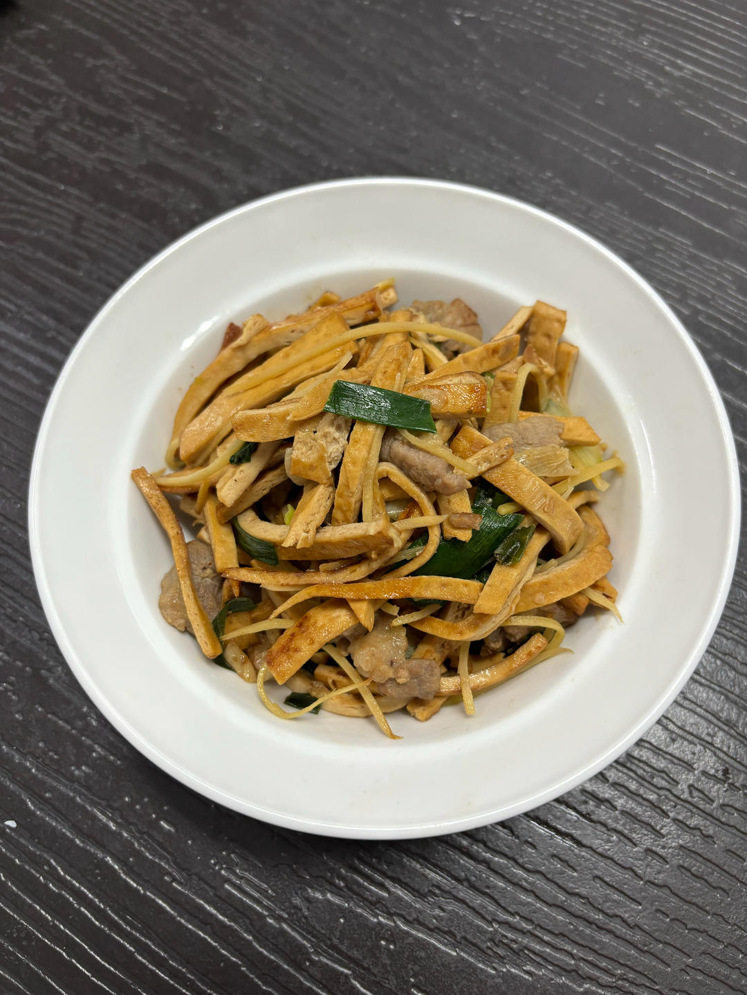 豆干炒肉丝